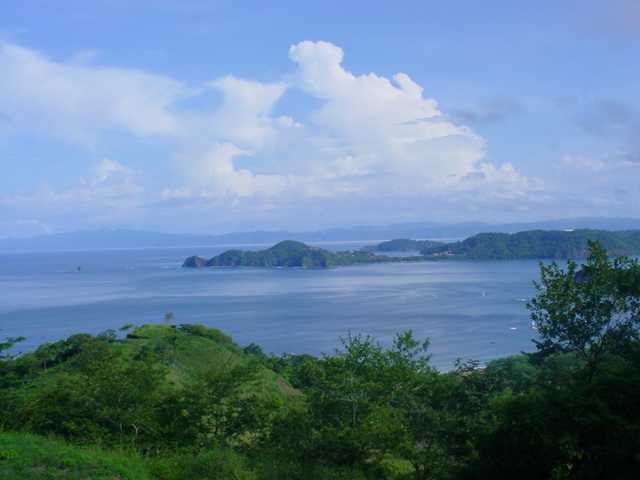 View of Papagayo Bay in Costa Rica