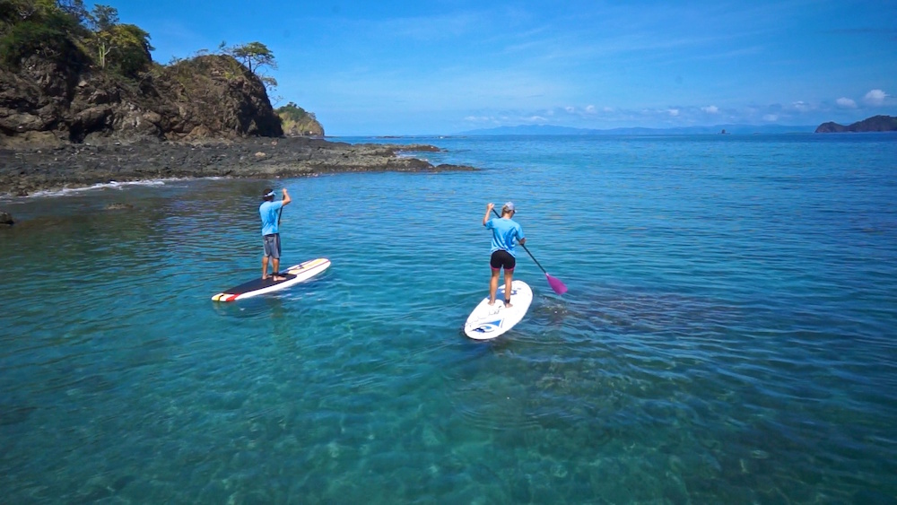Stand up paddling in Costa Rica