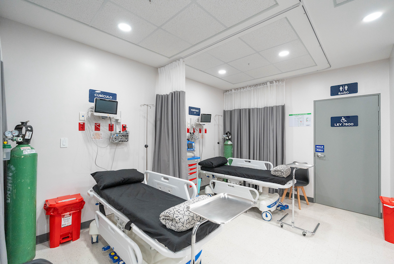 Private hospital room in Costa Rica